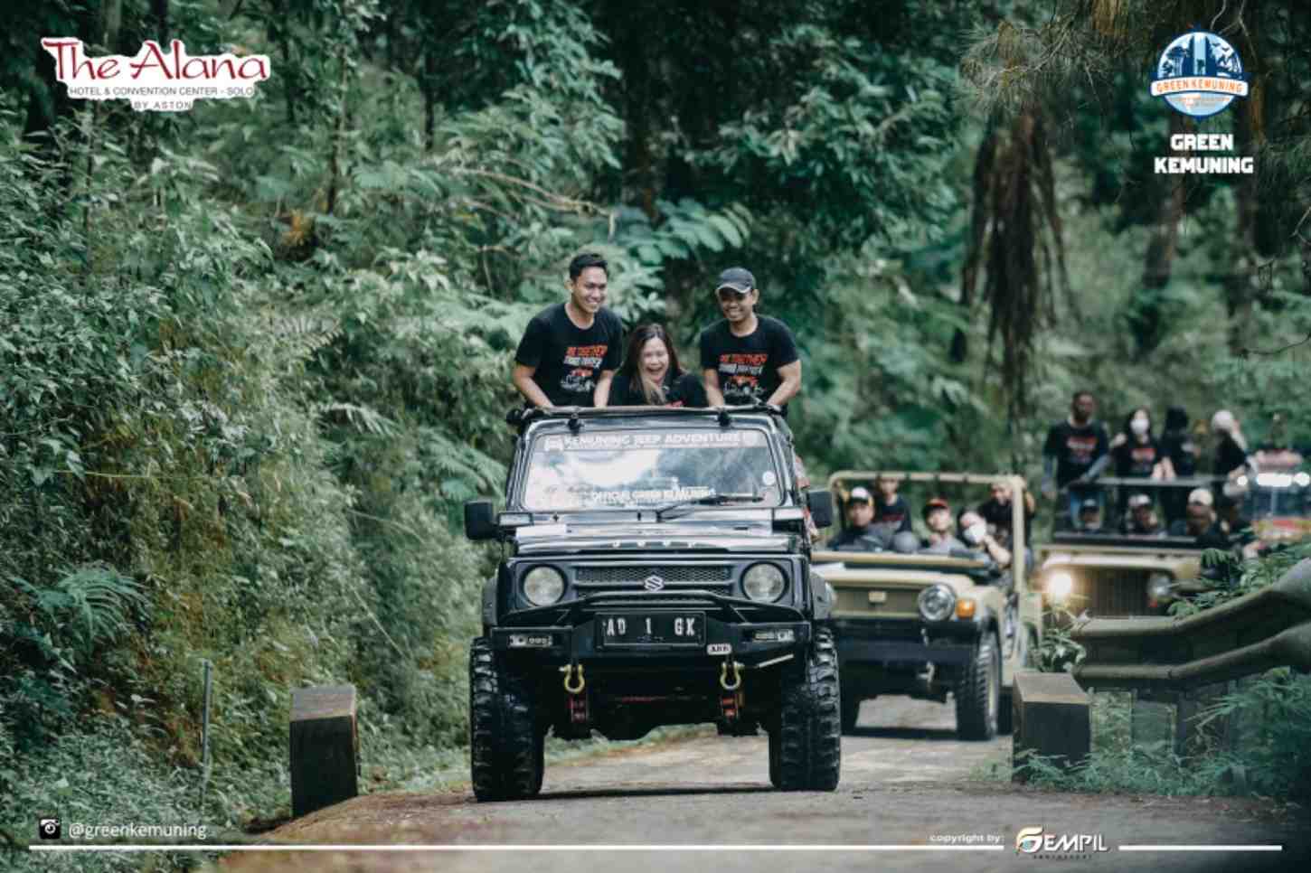 Medium D Paket Jeep Lengkap Green Kemuning